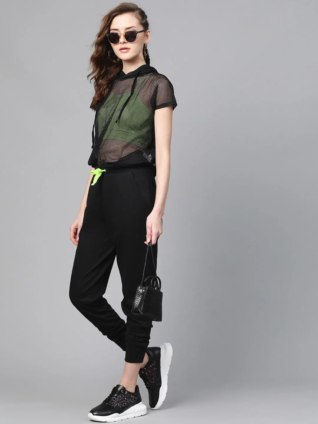 Black Terry Joggers - Women's Activewear Sets & Workout Pants