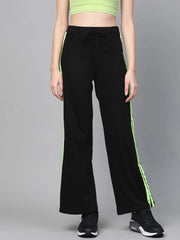Black Terry Side Tape Drawstring Pants