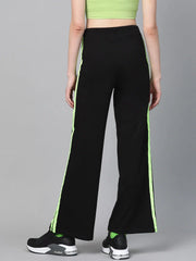 Black Terry Side Tape Drawstring Pants