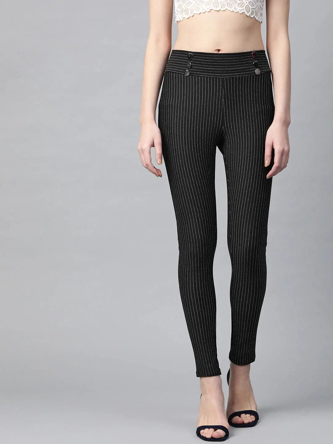 Striped Jeggings - Women's Western Clothing & Outfits