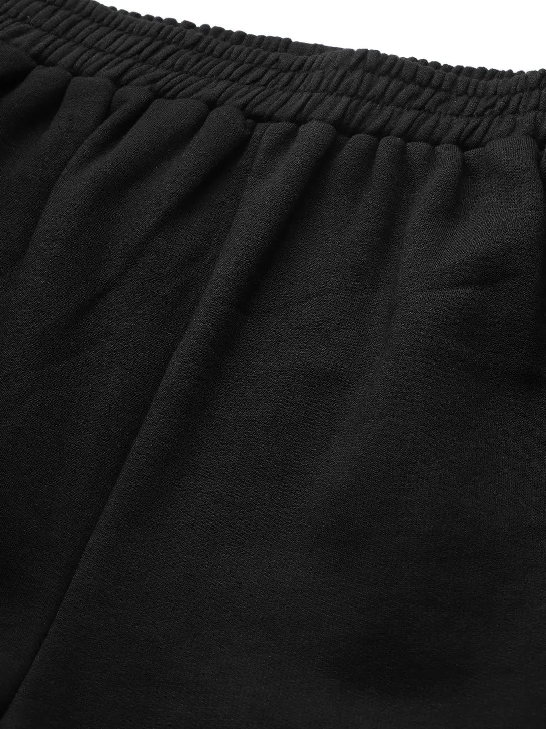 Black Fleece Jogger - Comfort Fit with 