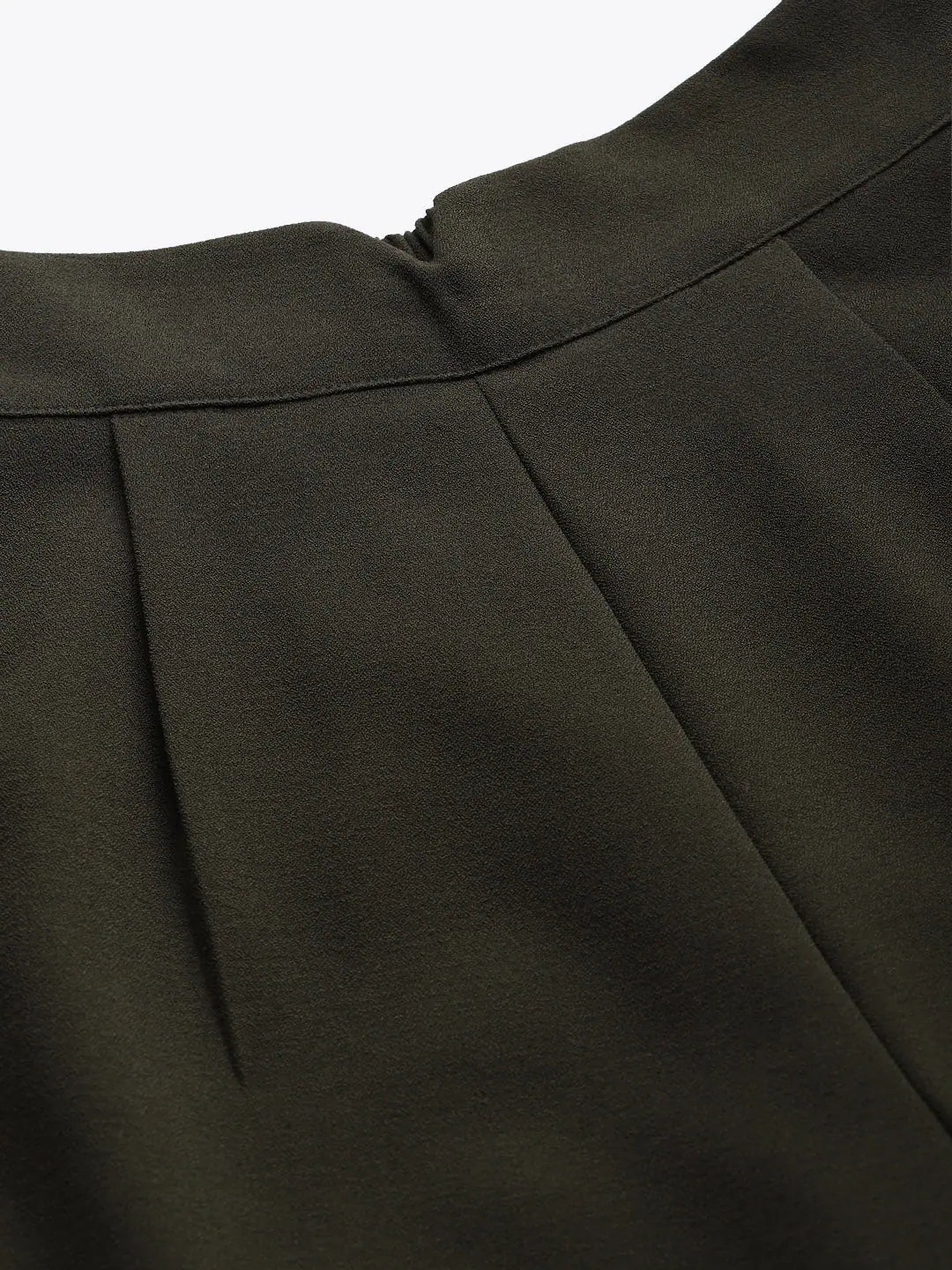 Olive Flared Palazzo Pants - Designer Lehenga Inspired Style