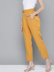 Mustard Tapered Pants