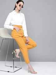 Mustard Tapered Pants