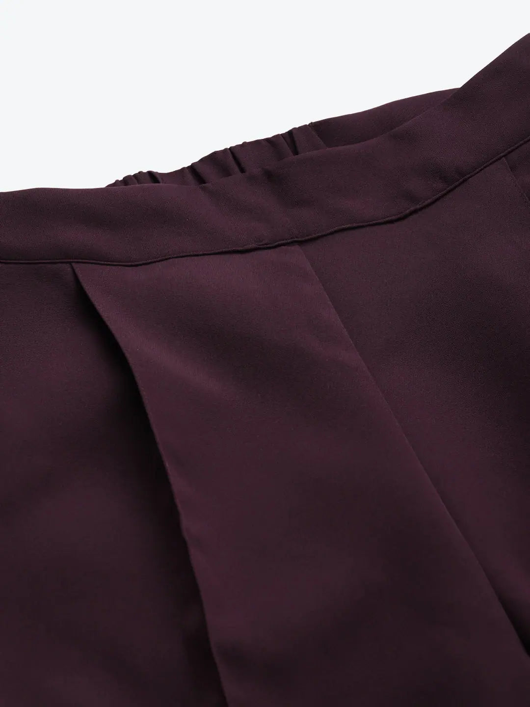 Burgundy Tailored Fit Pants - Women's Western Clothing