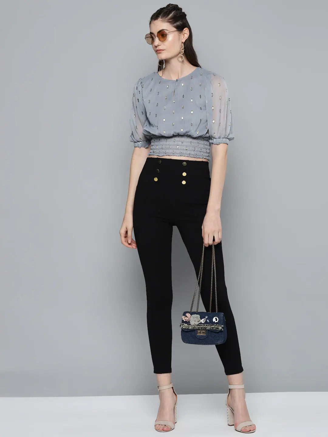 Black High Waist Jeggings | Women's Western Wear Outfits