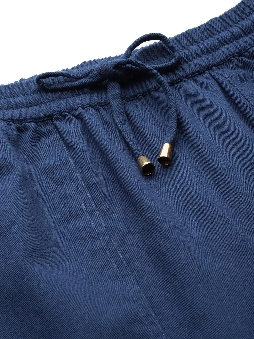 Navy Side Zipper Jogger Pants | Lehenga for Women