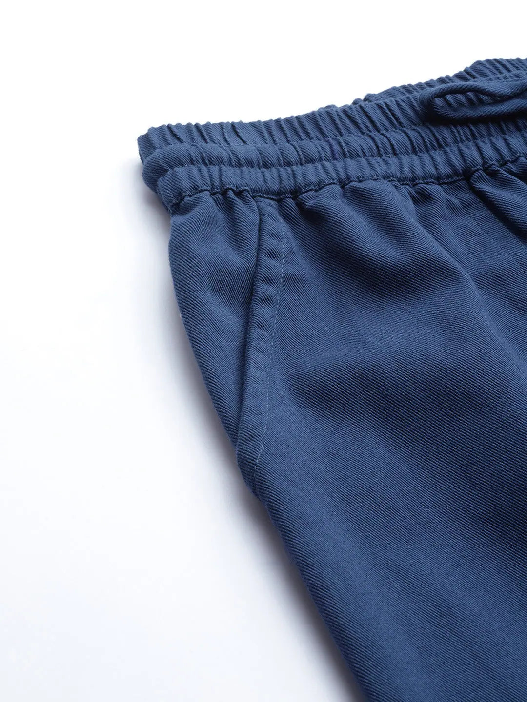 Navy Side Zipper Jogger Pants | Lehenga for Women