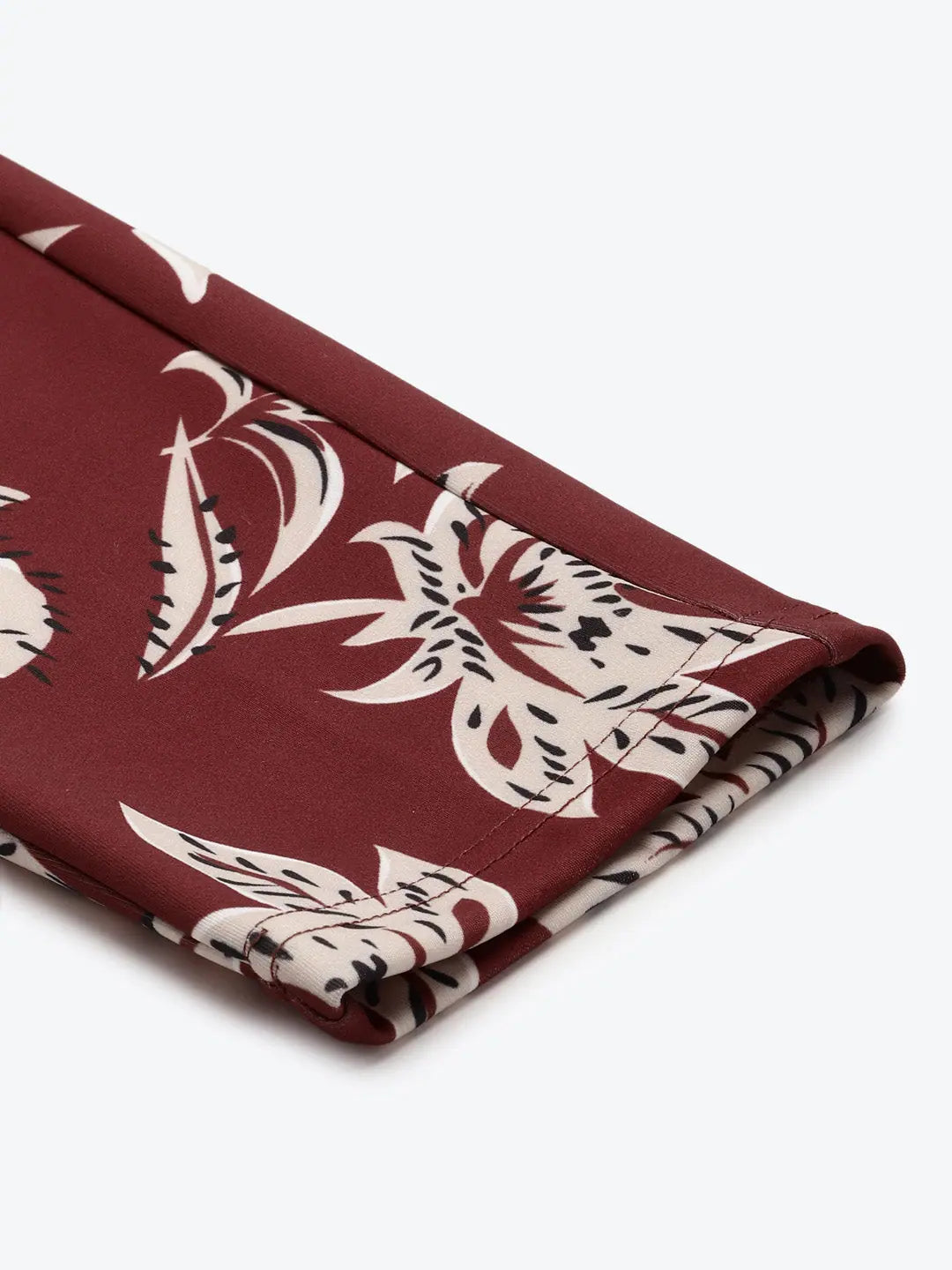 Floral Scuba Track Pants - Women's Activewear Gym Clothes