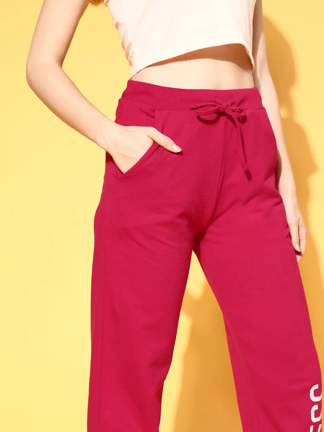 Fuchsia FEARLESS Joggers - Women's Activewear Workout Pants