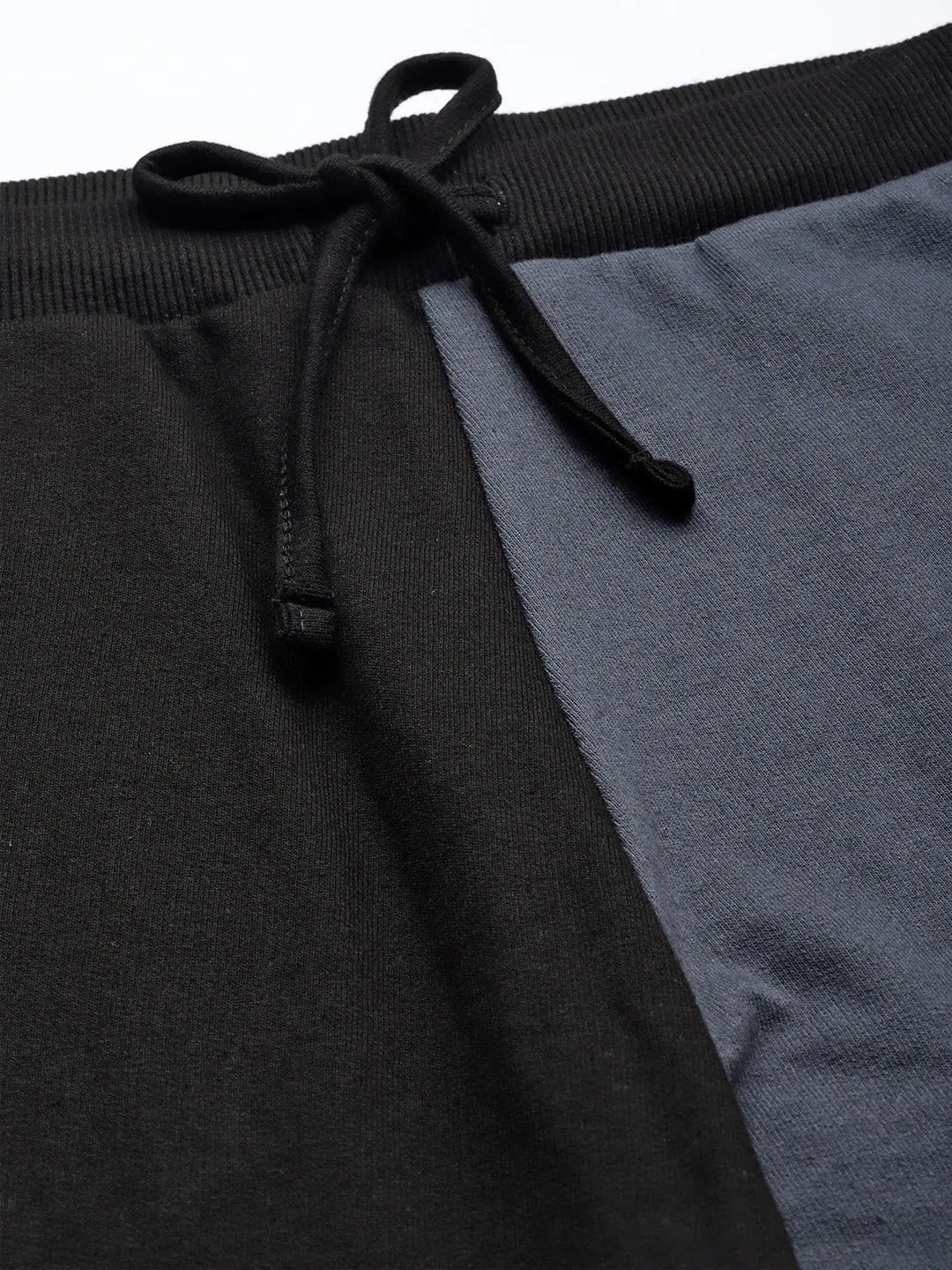 Black & Navy Color Block Joggers | Festive Lehenga Look