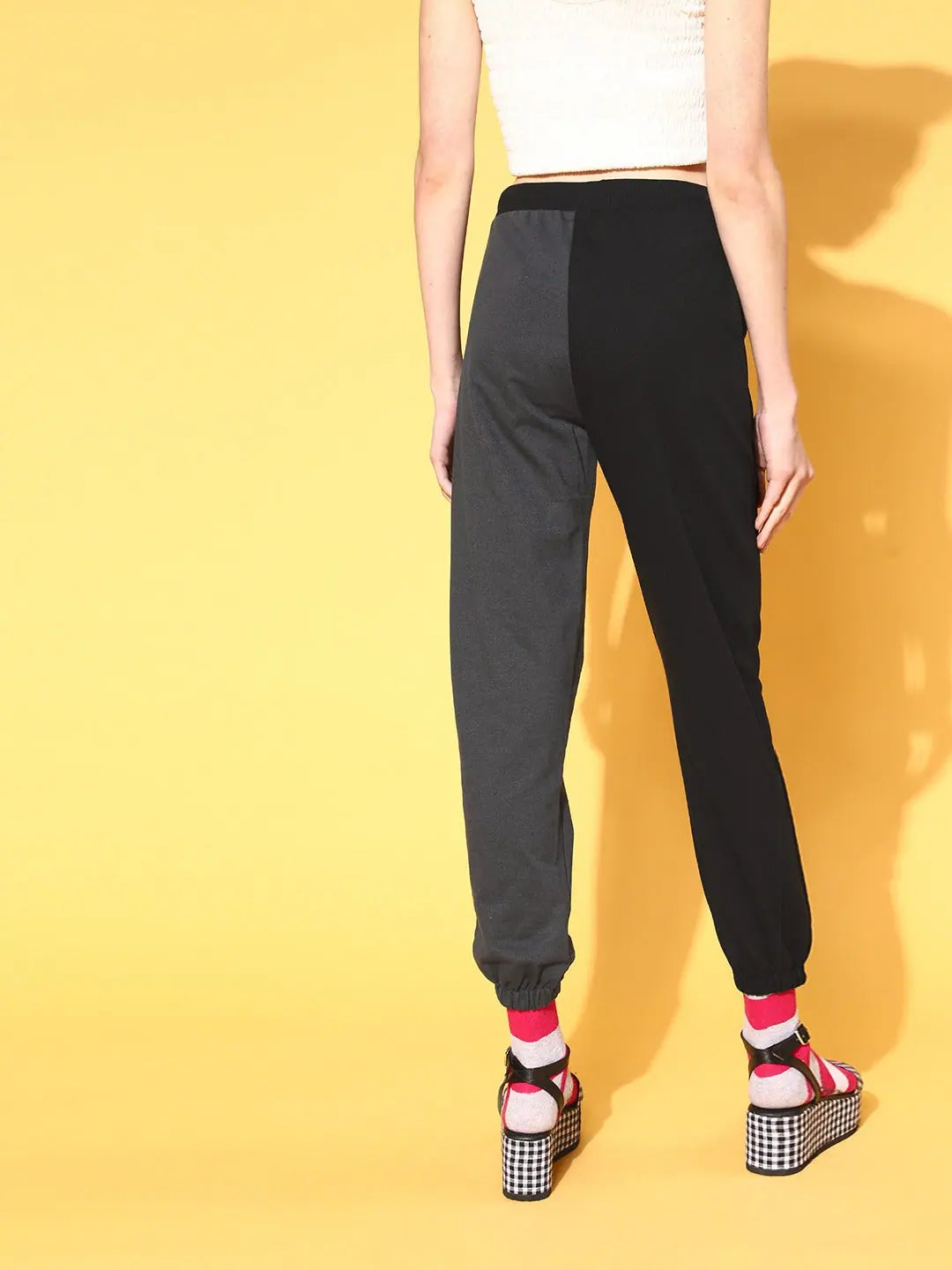 Color Block Joggers - Gym Clothes for Women & Activewear Sets