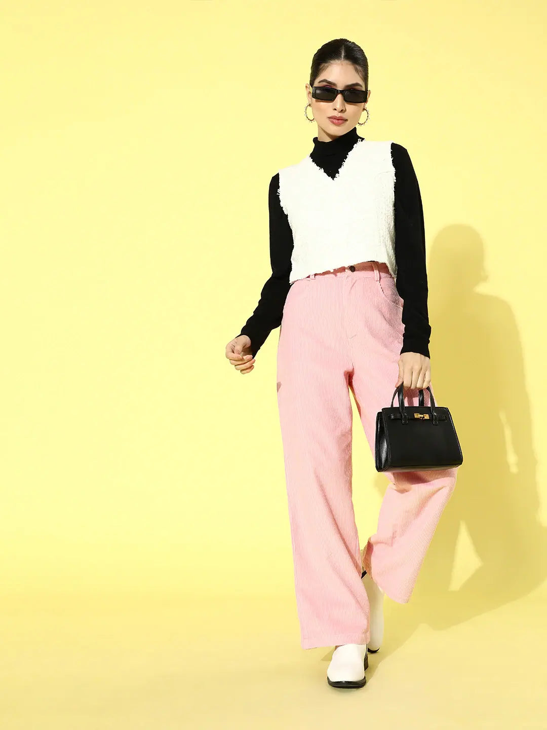Women's Pink Corduroy Pants | Western Wear Outfits