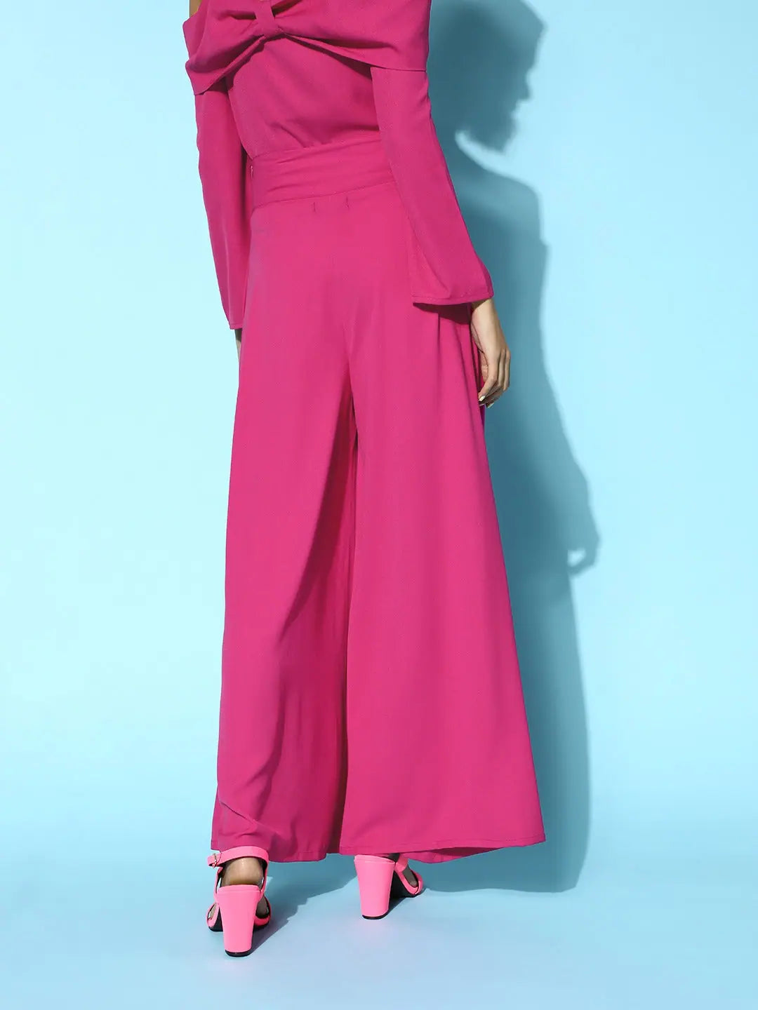 Fuchsia Wide Leg Pants | Women's Western Clothing Online