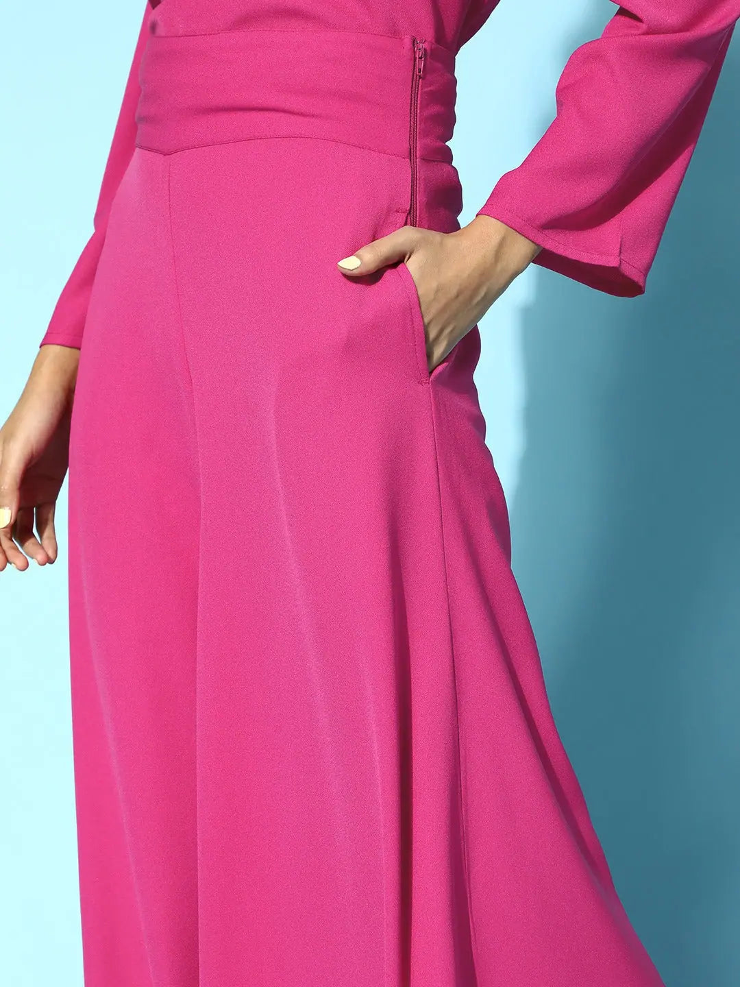 Fuchsia Wide Leg Pants | Women's Western Clothing Online