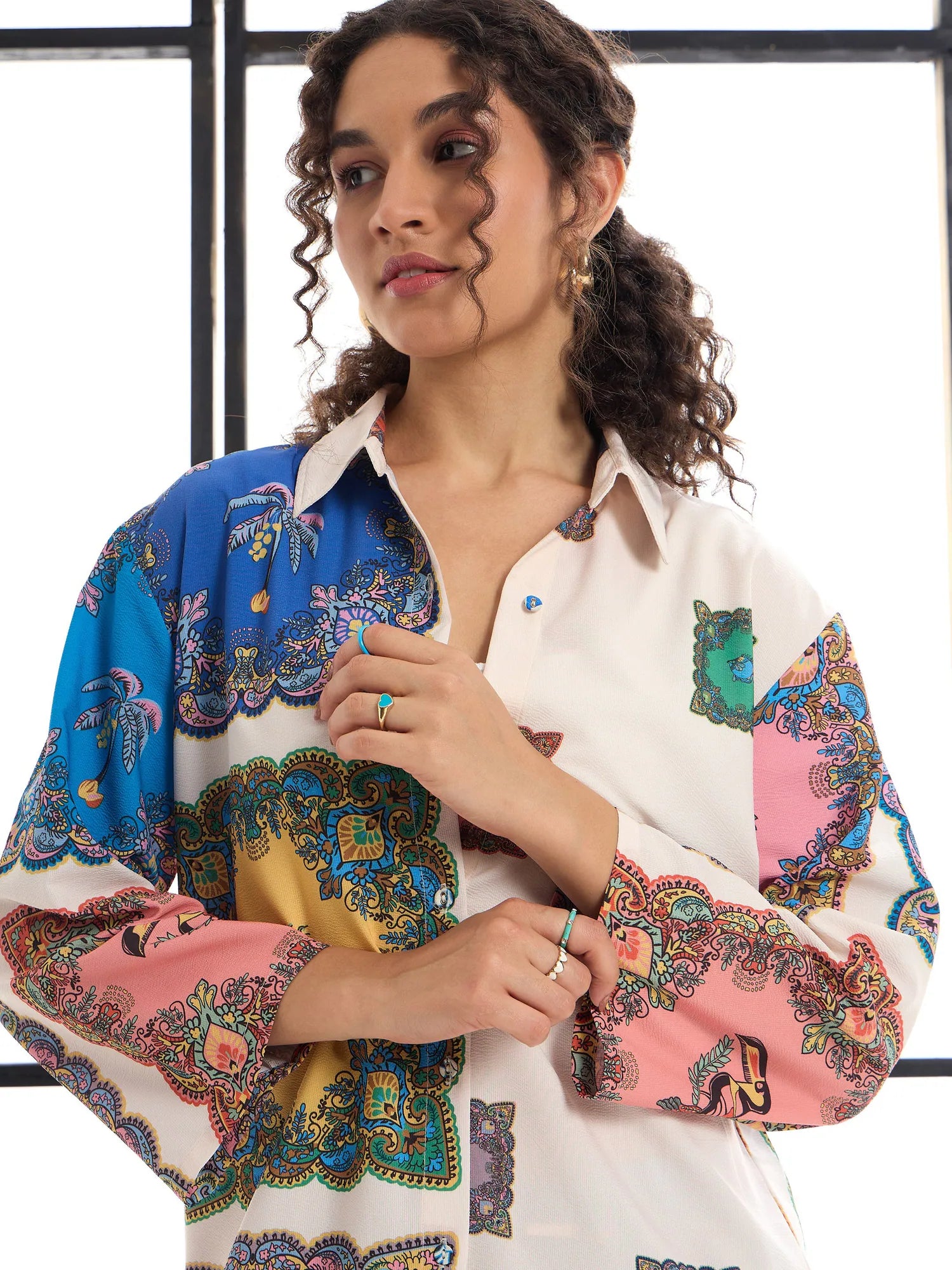 Women's Printed Shirt & Pants Co Ord Sets | Colorful Two Piece...