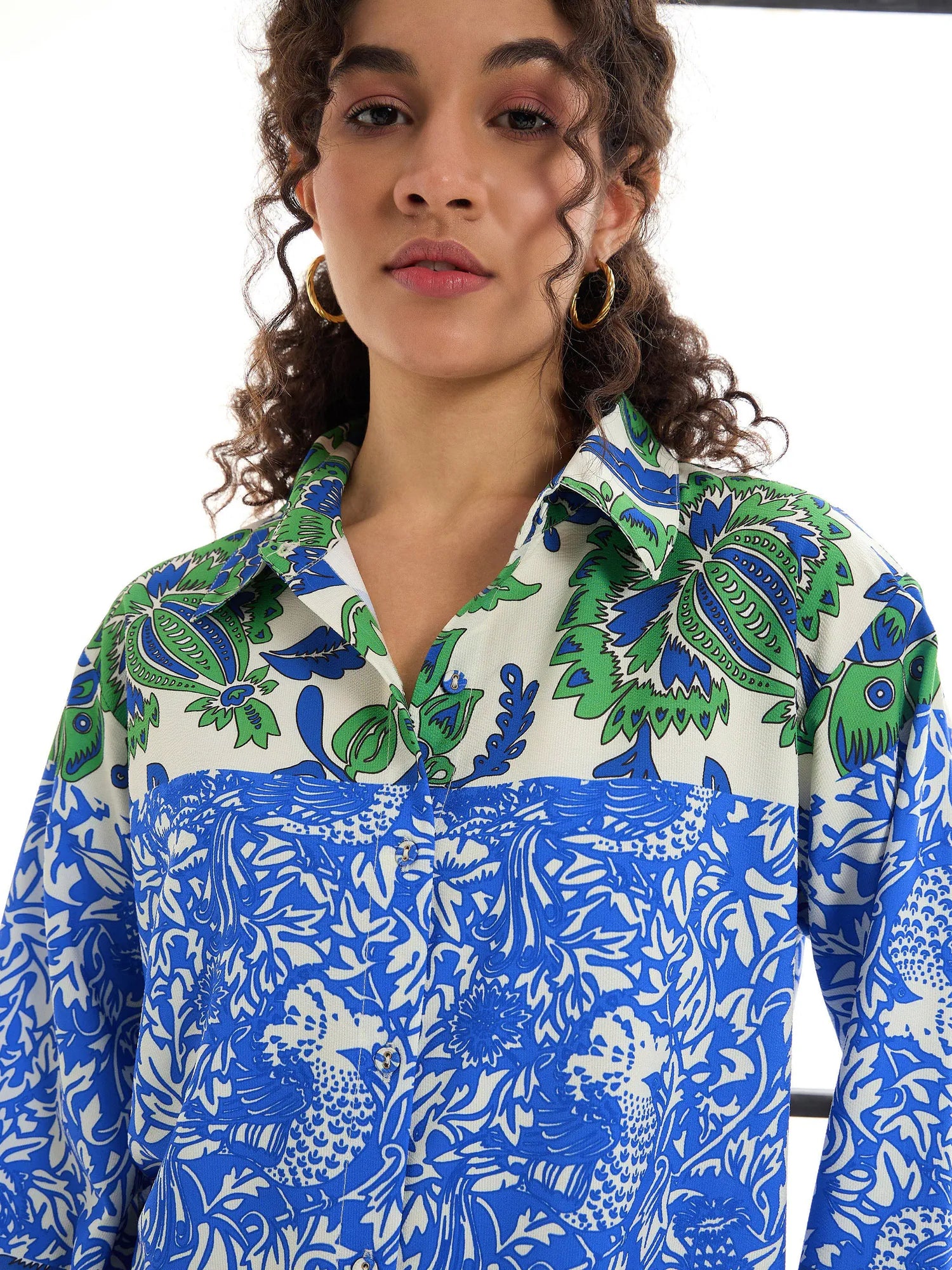 Blue Floral Co Ord Sets for Women | Soft Lounge Wear Set