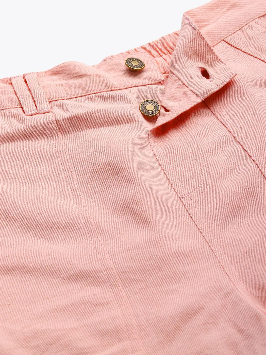 Pink Twill Shorts | Women's Lehenga Alternative | Cute & Casual