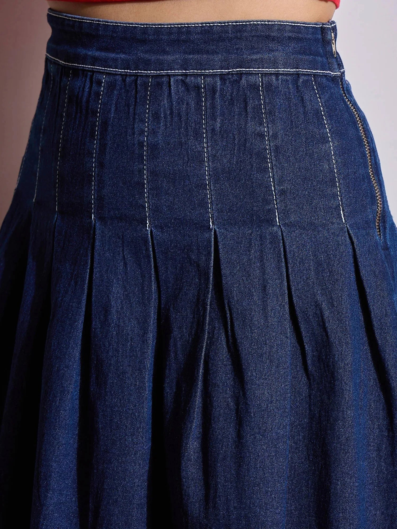 Blue Denim Mini Skirt | Women's Skirts & Shorts