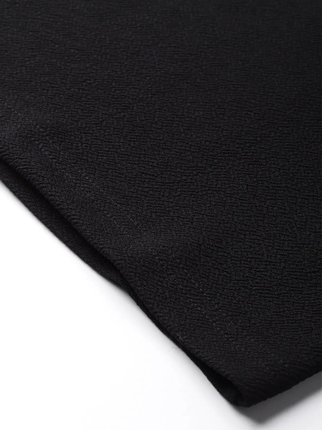 Black Rib Pencil Midi Skirt - Women's Western Clothing Online