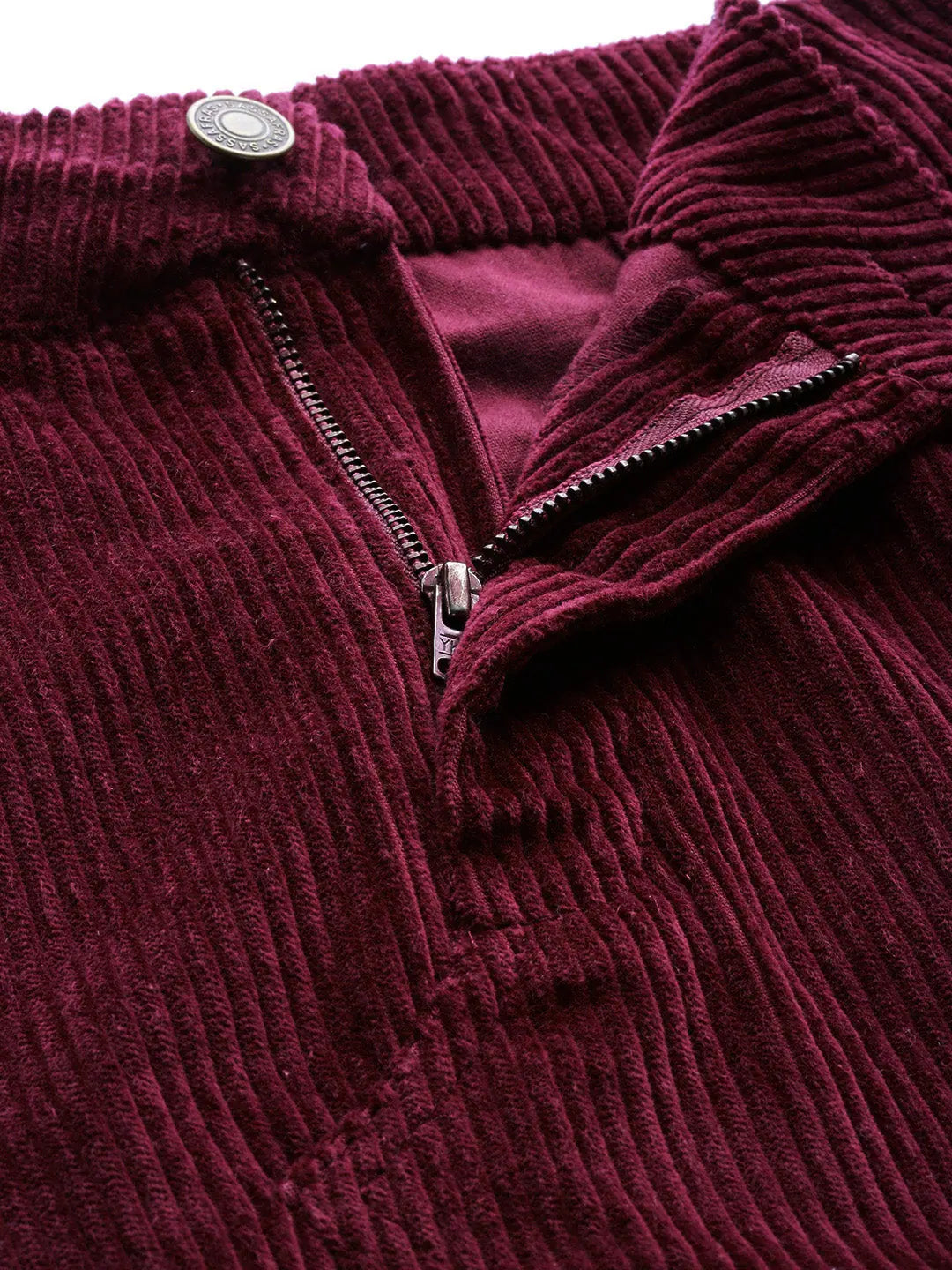 Burgundy Corduroy Mini Skirt - Women's Skirts & Shorts Online