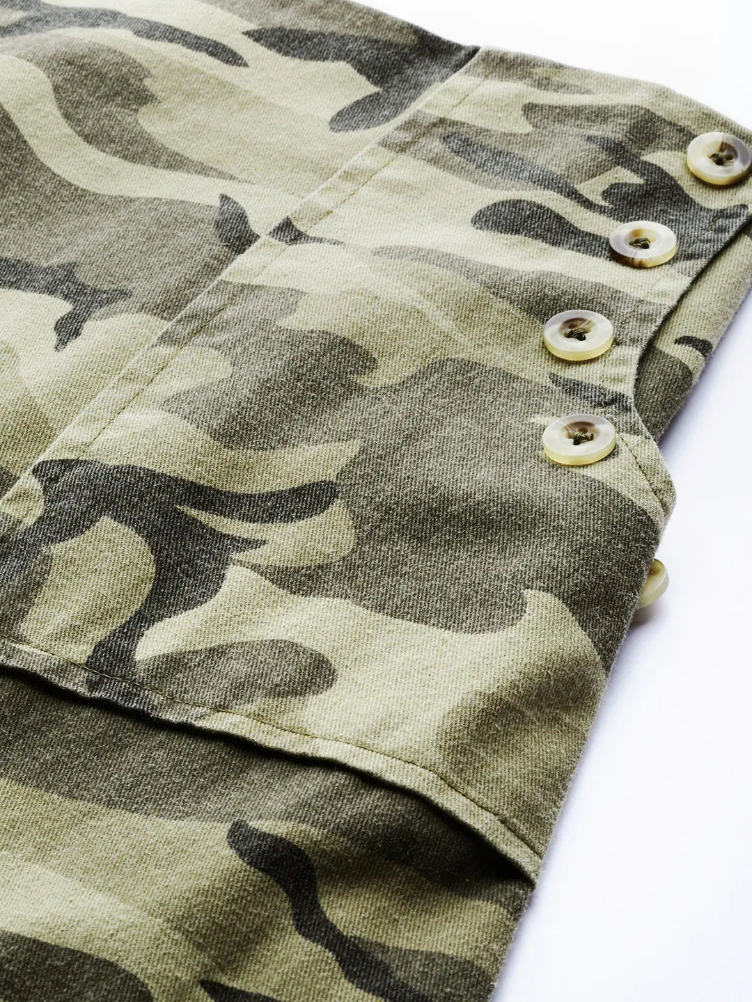 Camouflage Front Slit Skirt | Women's Western Wear Outfits