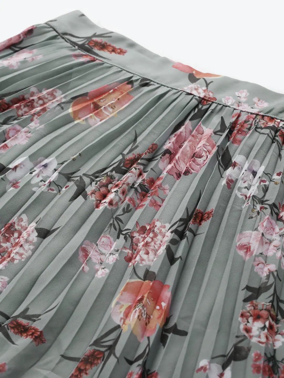 Olive Floral Mini Skirt - Women's Fashion & Comfort