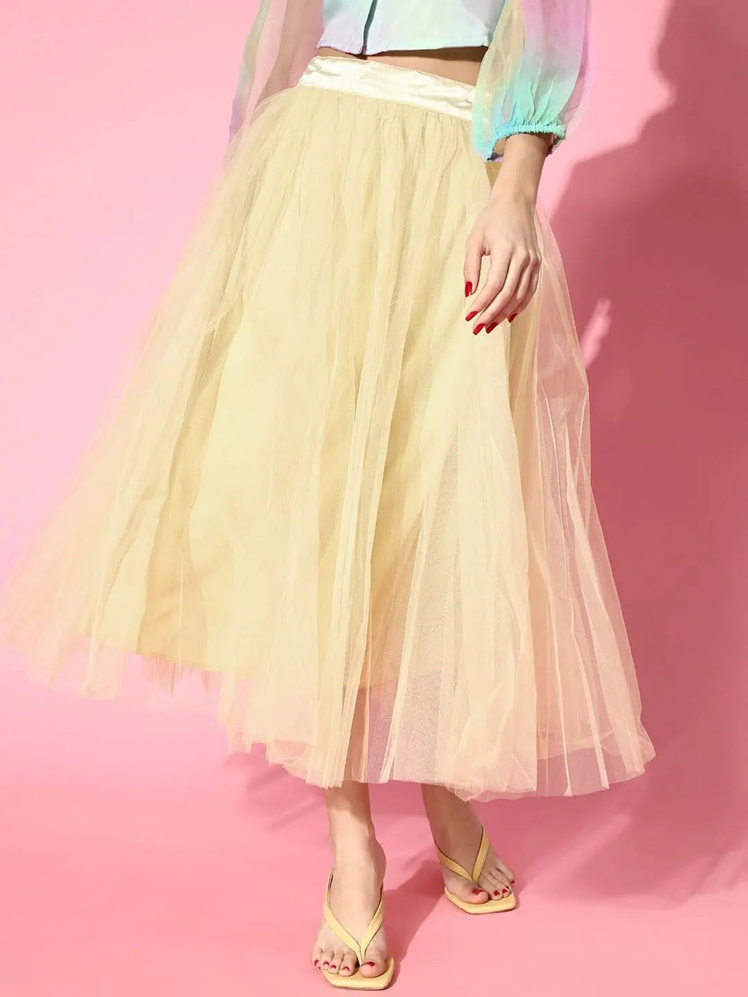 Yellow Tulle Skirt | Women's Skirts & Leggings Collection