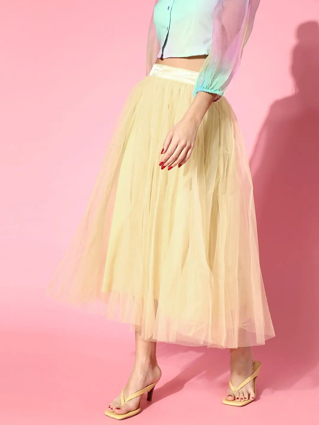 Yellow Tulle Skirt | Women's Skirts & Leggings Collection