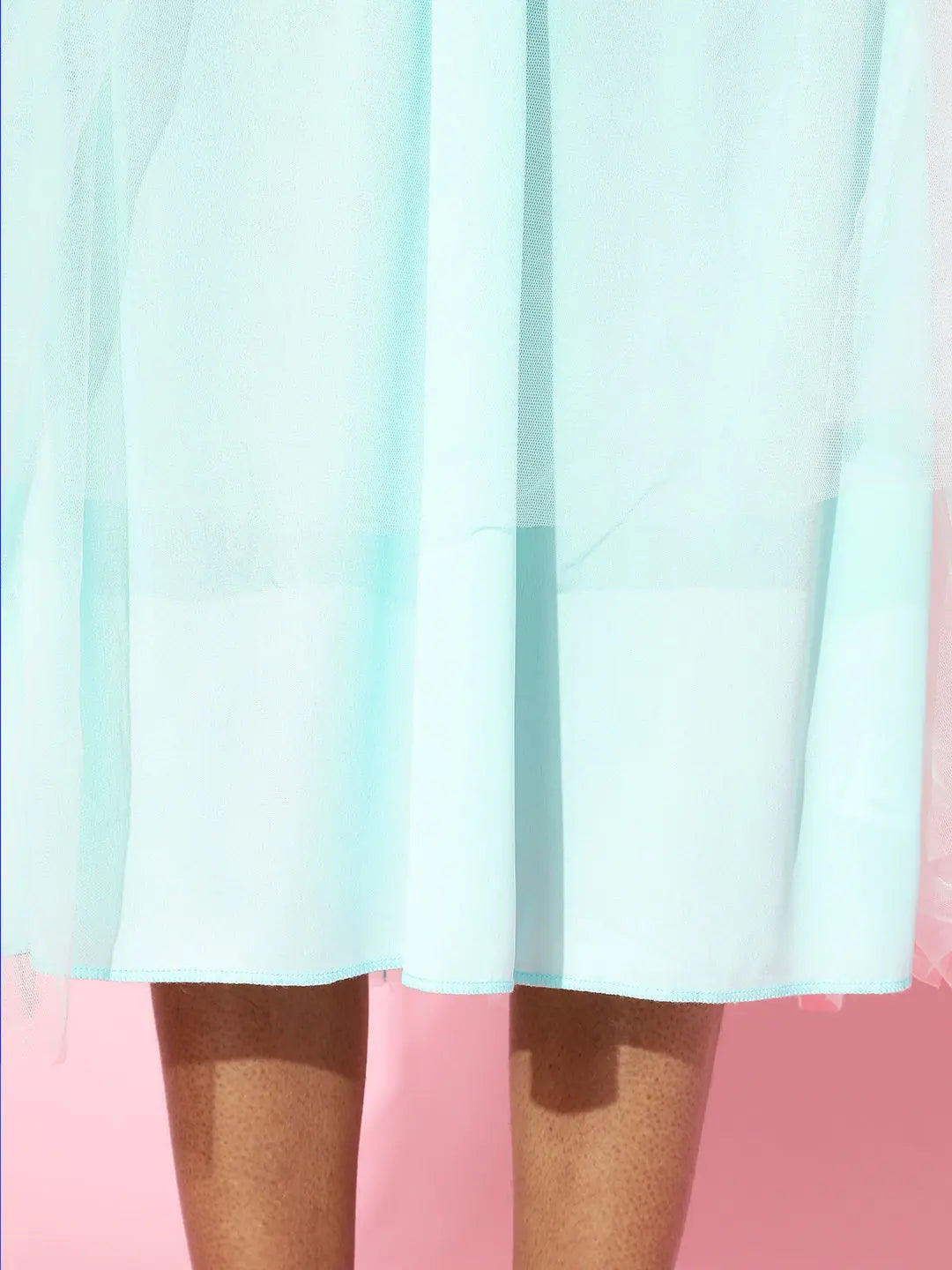 Sea Green Tulle Skirt - Women's Midi Length Skirt