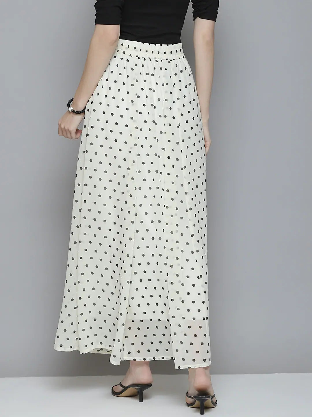 Polka Dot Maxi Skirt | Women's Western Clothing Online