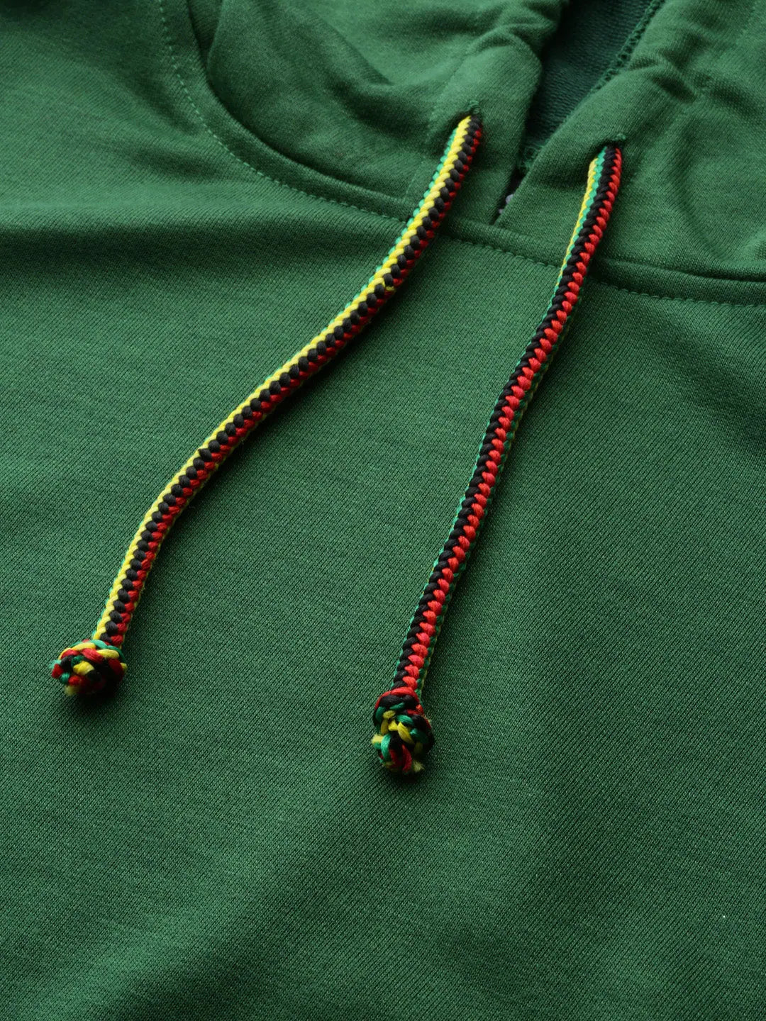 Green Crop Hoodie - Women's Lehenga Inspired Style