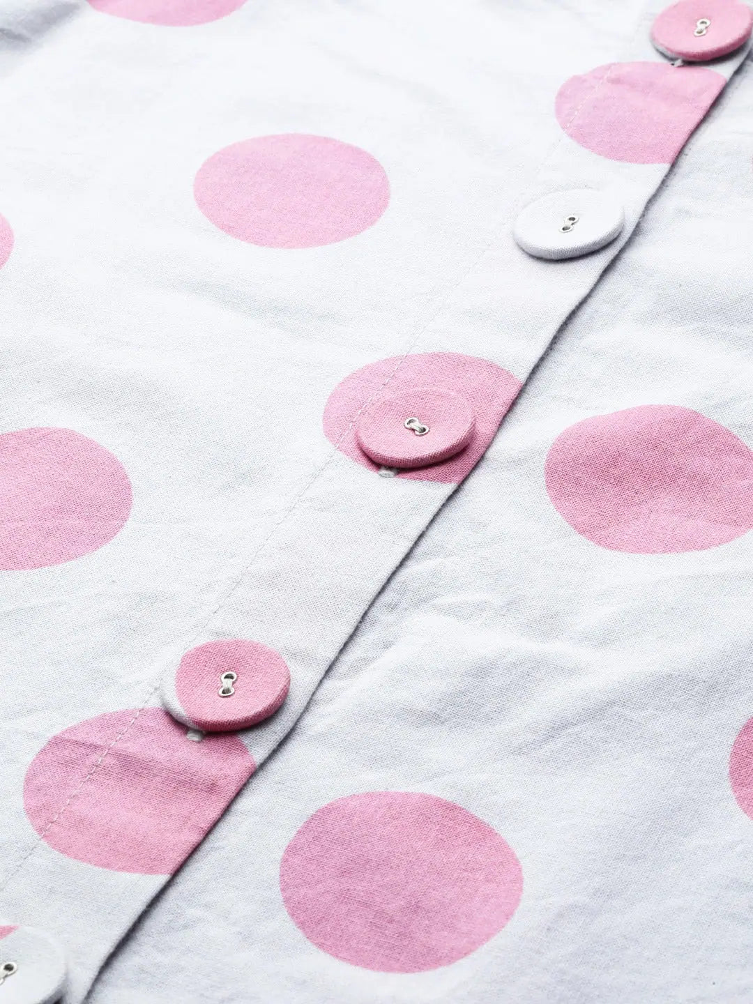 Polka Dot Puff Sleeve Top - Women's Party Wear Collection
