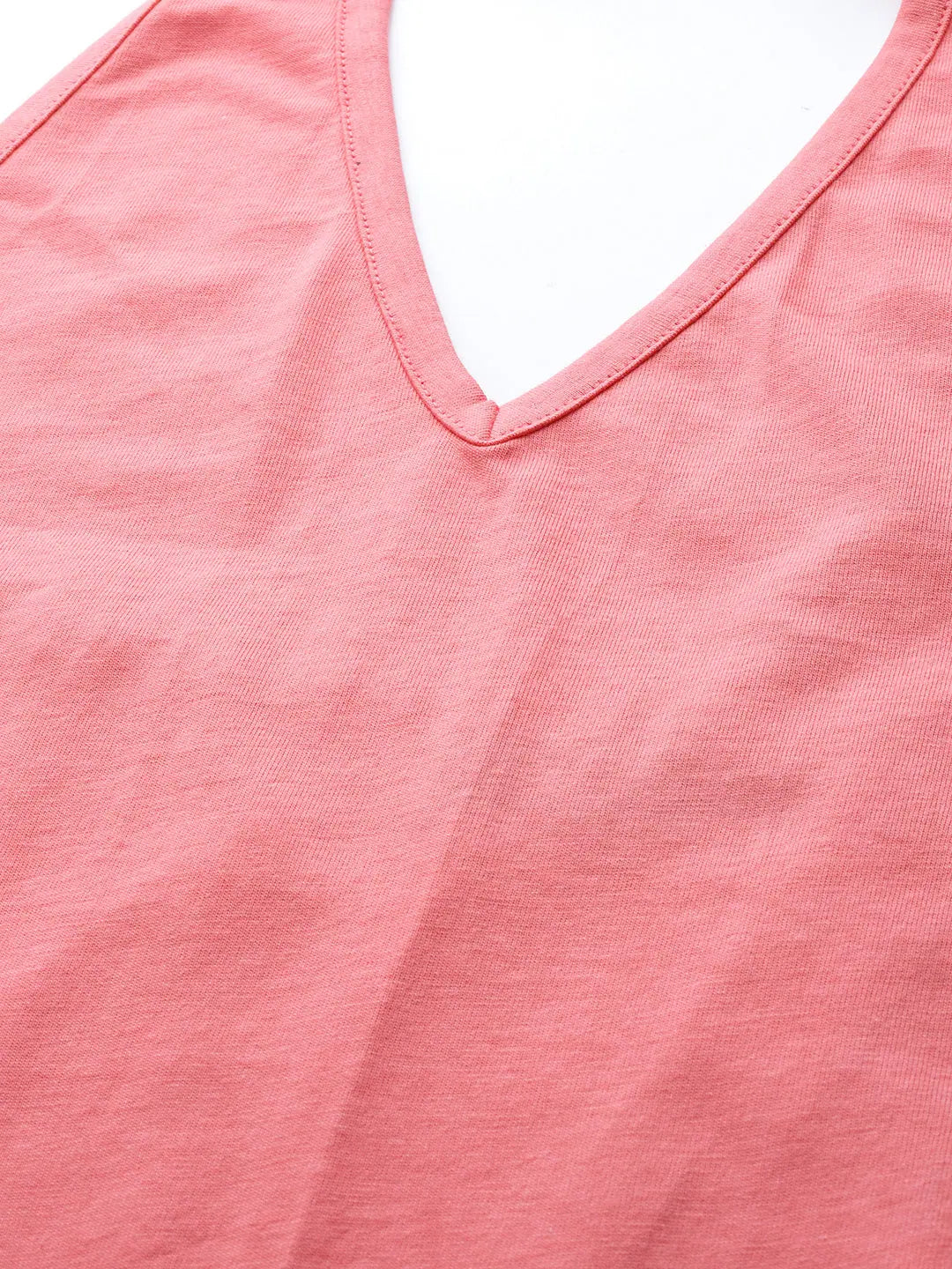Pink Halter Top - Cotton Crop Top - Halter Neck Design