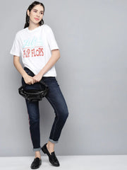 White Life-is-Better-In-Flip-Flops T-Shirt
