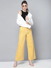 Black Front Knot Rib Crop Top