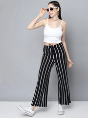White Strappy Rib Crop Top