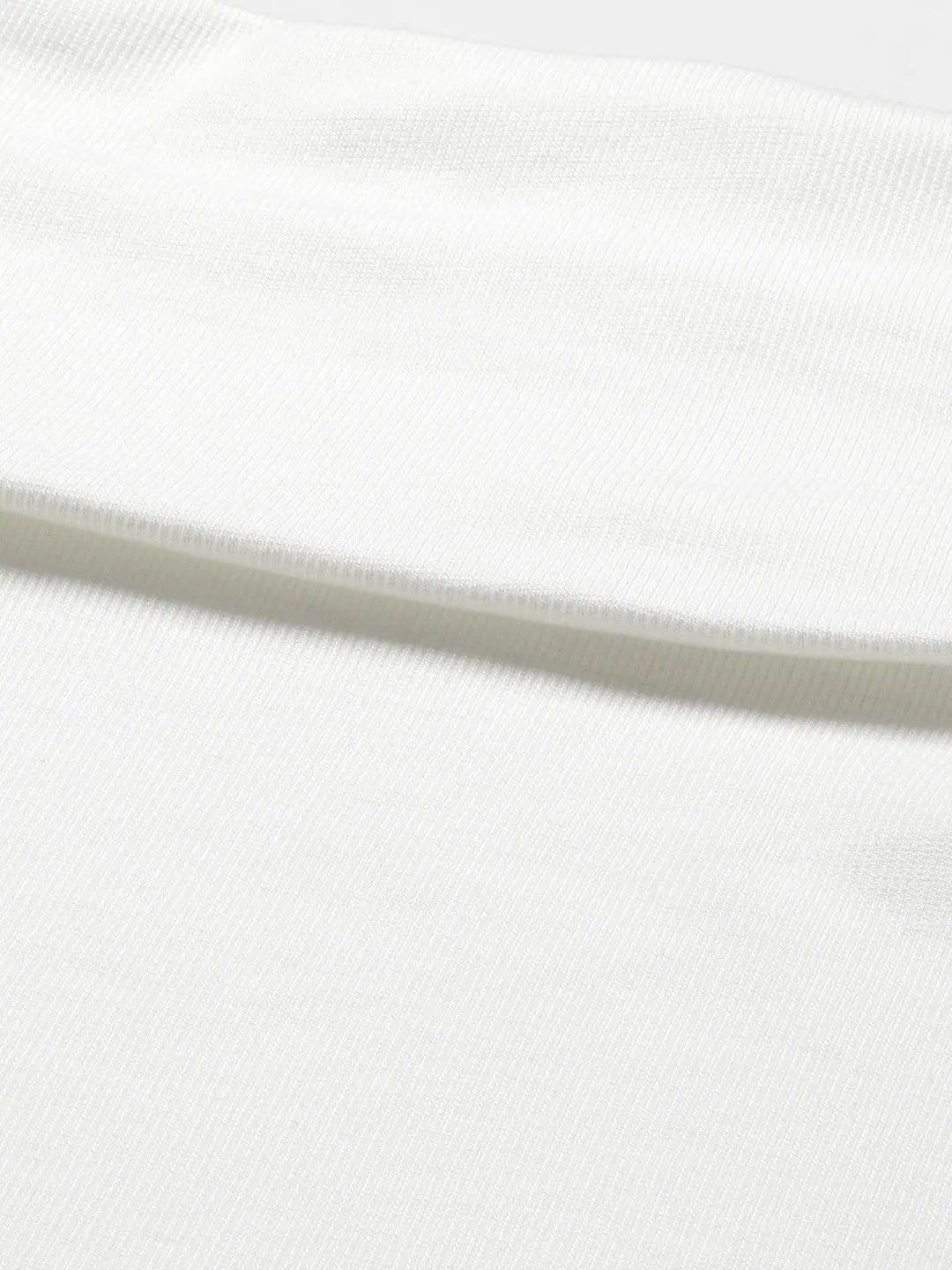 White Rib Bardot Top | Women's Western Outfits for Women