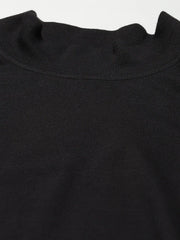 Black Rib Full Sleeve Basic Top