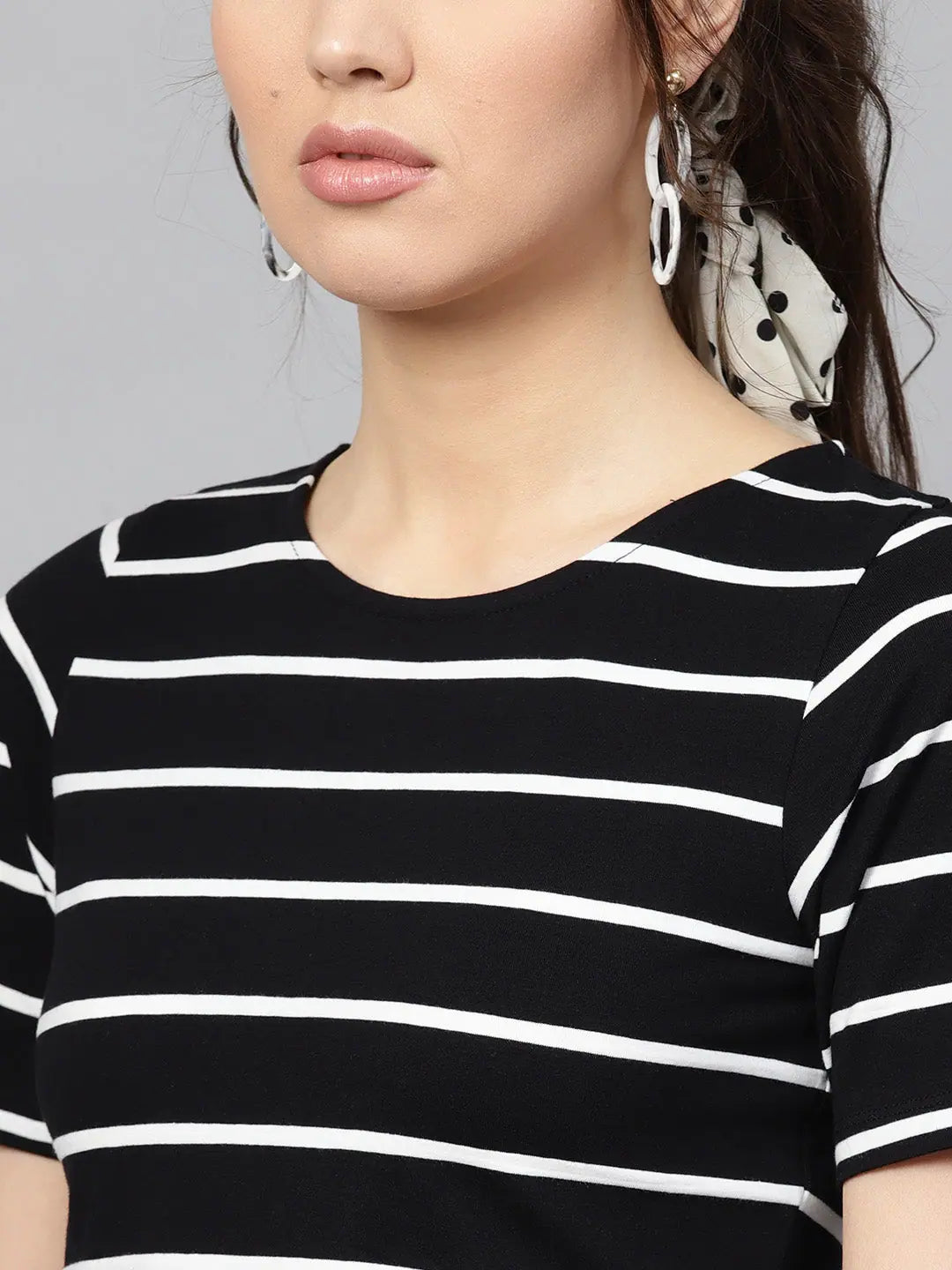 Stripe Crop Top: Modern Women's Lehenga Alternative