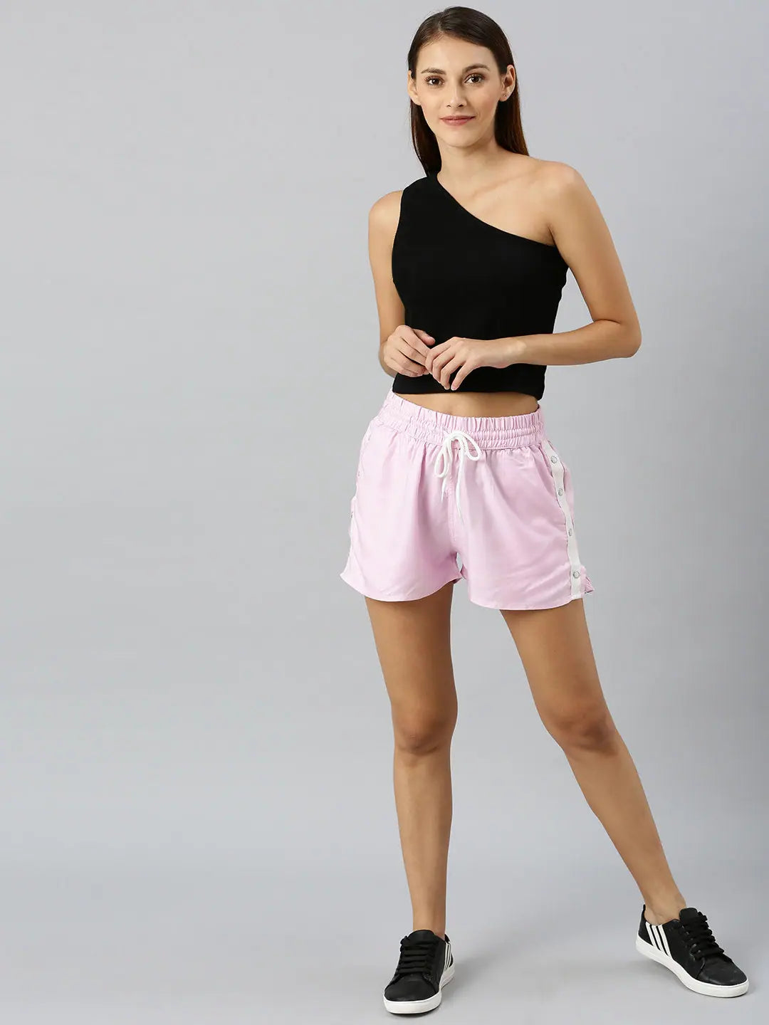 Black One Shoulder Crop Top | Women's Western Outfits