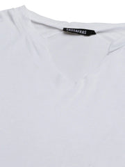 White Front Knot Crop Top