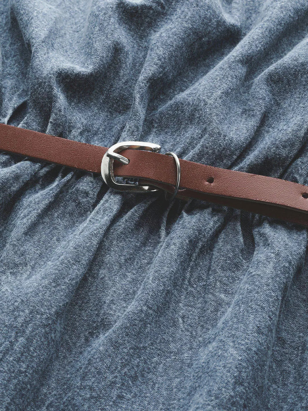 Blue Denim Acid Wash Tube Top | Women's Western Wear Style