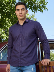 Cotton Solid Casual Shirt for Mens. ( RDSH 361Navy )