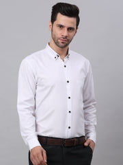 DesiQlo Men's Cotton Solid Button Down Formal Shirts