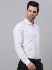 DesiQlo Men's Cotton Solid Button Down Formal Shirts