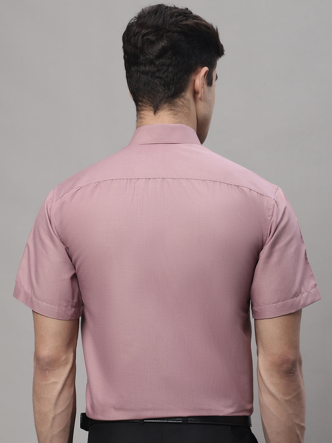 DesiQlo Men Solid Formal Shirt - Pink