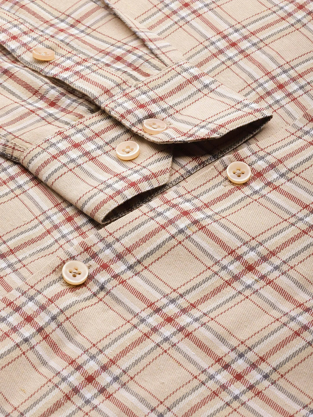 Brown Formal Shirts - Mens Cotton Shirt | Indian Needle