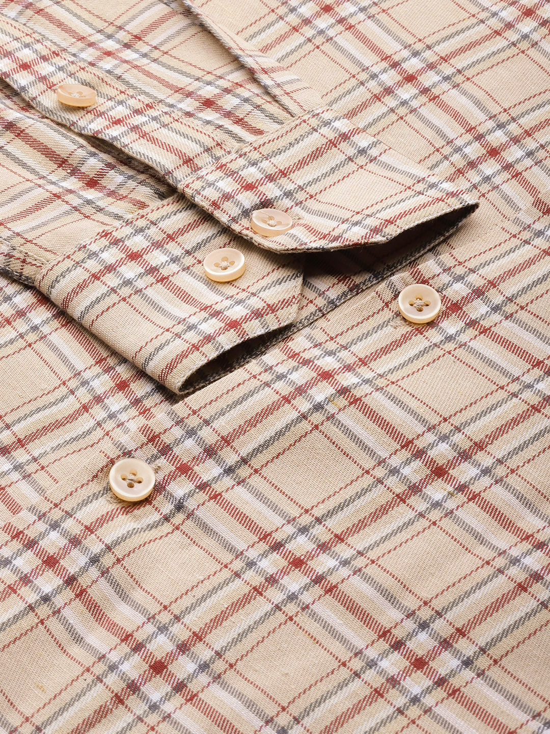 Brown Formal Shirts - Mens Cotton Shirt | Indian Needle