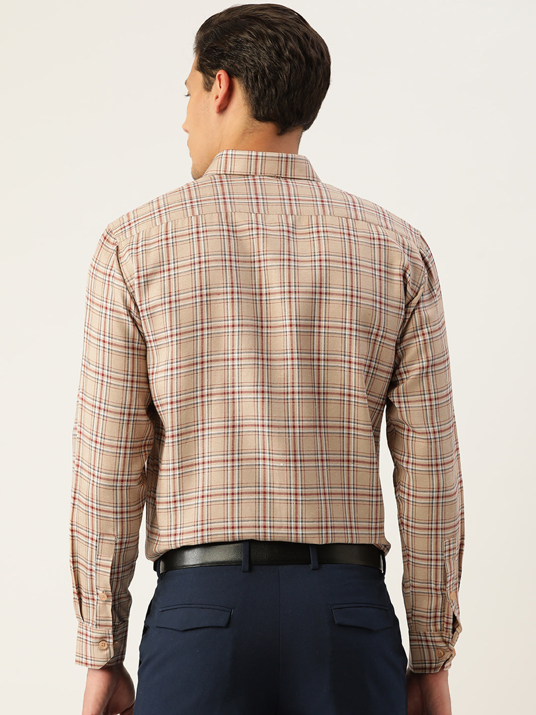 Brown Formal Shirts - Mens Cotton Shirt | Indian Needle